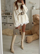 Load image into Gallery viewer, Pure Color High Neck Casual Loose Sweater