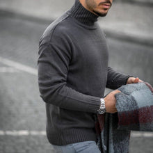 Load image into Gallery viewer, Men'S Fashion Slim High Neck Sweater