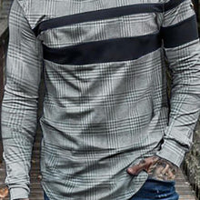 Load image into Gallery viewer, Men'S Fashion Casual Check Long Sleeve T-Shirt