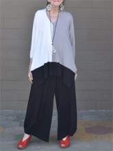 Load image into Gallery viewer, Simple Color Matching Casual V-Neck Women'S Suit