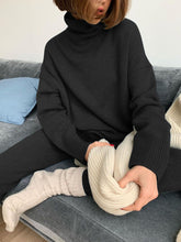 Load image into Gallery viewer, Cosy Turtleneck Knit Two-Piece Suit
