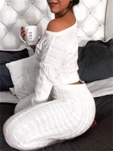 Load image into Gallery viewer, Fashion Sexy One-Neck Women'S Sweater Suit