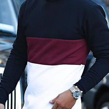 Load image into Gallery viewer, Fashion Casual Hit Color Round Neck T-Shirt