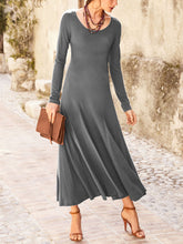 Load image into Gallery viewer, Autumn Long Sleeve Round Neck Casual Dress