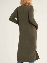 Load image into Gallery viewer, Loose Casual Long Knit Cardigan Coat with Pockets