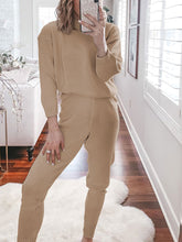 Load image into Gallery viewer, Long Sleeve Round Neck Casual Women's Suit