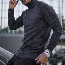 Load image into Gallery viewer, Casual Turtleneck Solid Color Long Sleeve T-Shirt