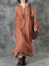 Load image into Gallery viewer, Casual Loose Women'S Pleated Dress