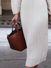 Load image into Gallery viewer, Fashion V-neck Long Sleeve Solid Color Two-piece Suit