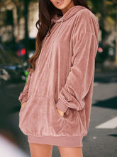 Load image into Gallery viewer, Loose Plush Fashion Casual Sweater Dress