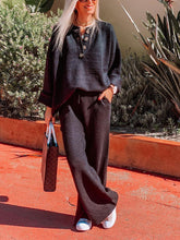 Load image into Gallery viewer, Loose and Fashionable Long-sleeved Knitted Suit