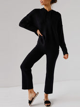 Load image into Gallery viewer, Hat Solid Color Long Sleeve Casual Suit