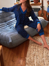 Load image into Gallery viewer, Leopard Print V-neck Casual Jumpsuit