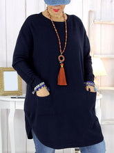 Load image into Gallery viewer, Pocket Solid Color Sweater