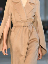 Load image into Gallery viewer, Ladies Fashion Casual Solid Color Double-Breasted Long Coat