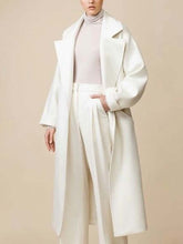 Load image into Gallery viewer, Solid Color Lapel Mid-Length Women'S Long-Sleeved Jacket