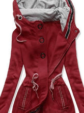 Load image into Gallery viewer, Fashion Casual Warm Zipper Hooded Jacket