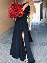 Load image into Gallery viewer, Fashion Sexy Split Evening Maxi Dress