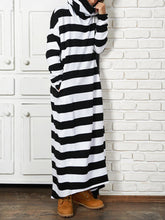 Load image into Gallery viewer, Fashion high neck long sleeve casual dress