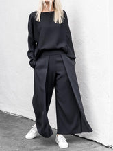 Load image into Gallery viewer, Simple and Loose Round Neck Fashion Suit