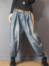 Load image into Gallery viewer, Casual Loose Comfortable Women'S Denim Harem Pants