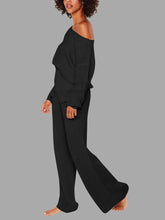 Load image into Gallery viewer, Autumn and Winter Casual Solid Color Knitted Suit