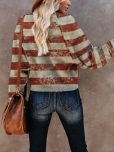 Load image into Gallery viewer, Freedom Cactus American Flag Printed Pullover