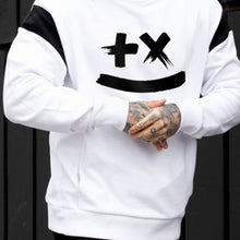 Load image into Gallery viewer, Splice Sleeve Streetwear Printed Sweatshirt