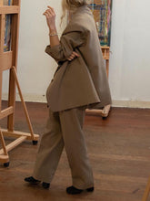 Load image into Gallery viewer, Casual Solid Color Blazer Suit