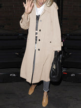 Load image into Gallery viewer, Ladies Fashion Casual Lapel Button Long Coat