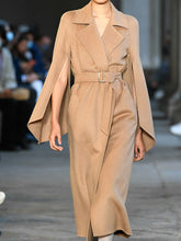 Load image into Gallery viewer, Ladies Fashion Casual Solid Color Double-Breasted Long Coat