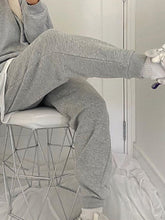 Load image into Gallery viewer, Fashion Solid Color Sports Two-piece Suit