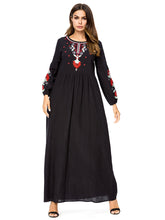 Load image into Gallery viewer, Retro Printed Totem Women'S Muslim Dress