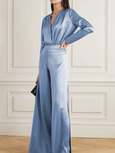 Load image into Gallery viewer, Fashion Simple Deep V-neck Long Sleeve Suit