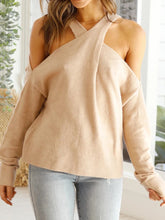 Load image into Gallery viewer, Elegant Long Sleeved Loose Knit Top