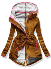 Load image into Gallery viewer, Casual Women'S Hooded Drawstring Jacket