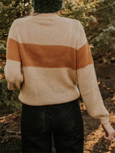 Load image into Gallery viewer, Casual Women'S Color-Blocking Round Neck Sweater