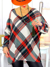 Load image into Gallery viewer, Fashion Plaid Print Loose Shirt