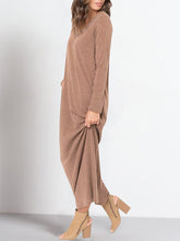 Load image into Gallery viewer, Plain Loose Retro Vintage Maxi Dresses