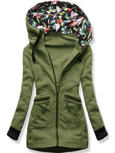 Load image into Gallery viewer, Autumn And Winter Ladies Casual Hooded Jacket