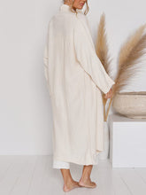 Load image into Gallery viewer, Solid Color Long Sleeve Casual Coat