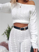 Load image into Gallery viewer, Fashion Sexy One-Neck Women'S Sweater Suit