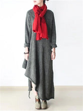 Load image into Gallery viewer, Casual Women'S Irregular Hem Sweater Long Skirt