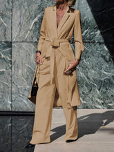 Load image into Gallery viewer, Solid Color Shirt and Pants Suit