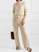 Load image into Gallery viewer, Fashion Casual Loose Hooded Long Sleeve Solid Color Two-piece Suit