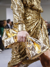 Load image into Gallery viewer, Fashion Leopard Print Long Sleeve V-Neck Midi Dress