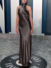 Load image into Gallery viewer, Fashion High Neck Sleeveless Elegant Evening Dress