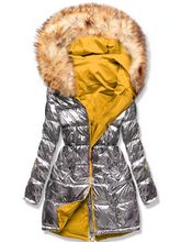 Load image into Gallery viewer, Fashion Warm Long Drawstring Fur Coat