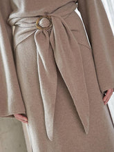 Load image into Gallery viewer, Fashion Round Neck Loose Lace Knitted Dress