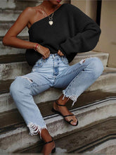 Load image into Gallery viewer, Fashion Elegant Loose Long Sleeve Sweater